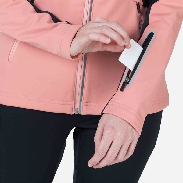 Dámská softshellová bunda Rossignol Softshell JKT W Cooper Pink RLMWJ15-34C 25/26