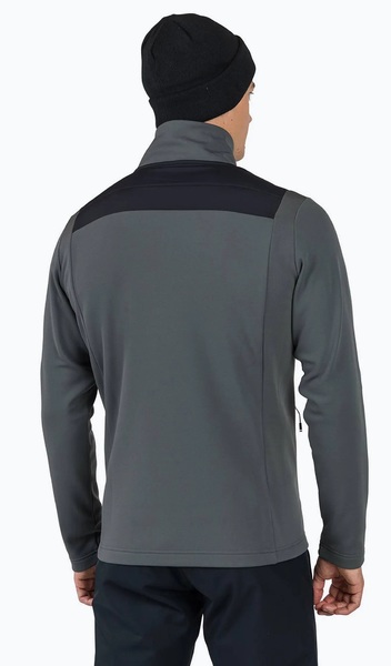 Pánská mikina Rossignol New Hero Classique Hybrid Clim Onyx Grey RLNML18-23N 25/26