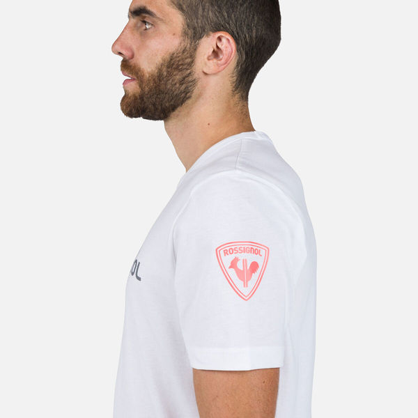 Pánské triko Rossignol New Hero Graphic Tee White RLNMY01-100 25/26