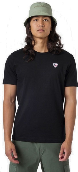 Pánské triko Rossignol Logo Plain Tee Black RLKMY02-200 25/26