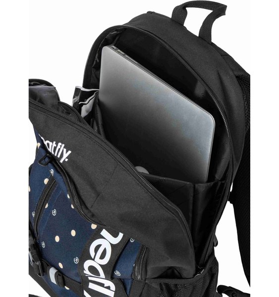 Batoh Meatfly Basejumper Yellow Dots 22 L + penál zdarma 25/26