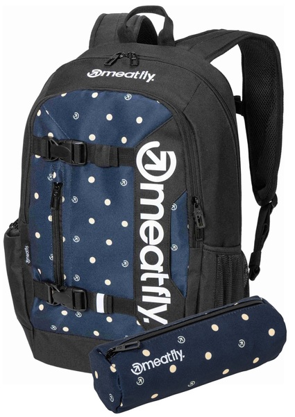 Batoh Meatfly Basejumper Yellow Dots 22 L + penál zdarma 25/26