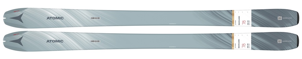 Dámské skialpové lyže Atomic Backland 78 W white/blue + pásy Skin 78/80