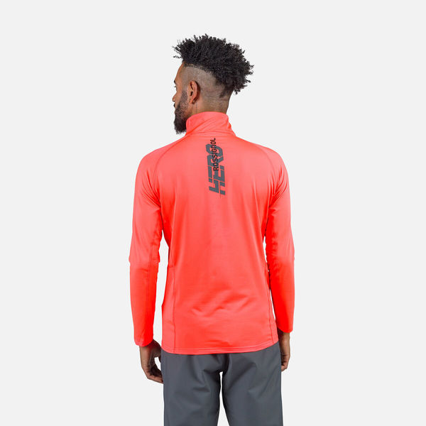 Pánský funkční rolák Rossignol Hero Classique HZ Half-Zip Men's Neon Red RLNML14-316 25/26