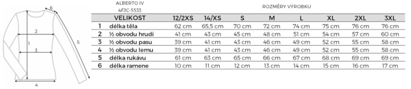 Pánské termo triko O’Style Alberto IV 4FJC-5533 černé 25/26