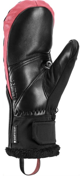 Dámské rukavice palčáky Leki Vallarta 3D Women Mitt (654805502) Black/Rose 25/26