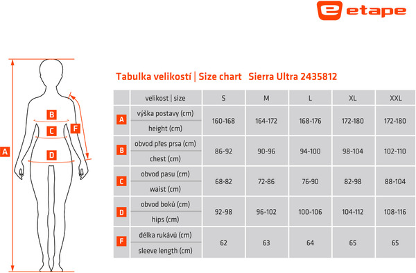 Dámská Hybridní Mikina/Bunda s kapucí Etape Sierra Ultra Růžová/Černá 2435812 25/26