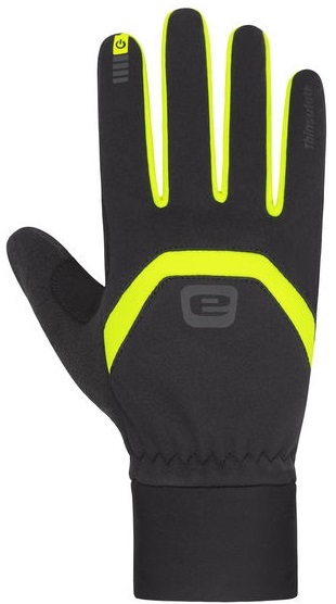 Zateplené rukavice na běžky Etape Peak 2.0 WS+ černá/žlutá fluo 2220416 25/26