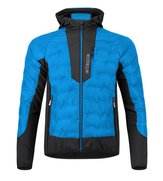 Pánská zimní hybridní bunda s kapucí Etape CRUX Ultra modrá/černá 2536431 25/26