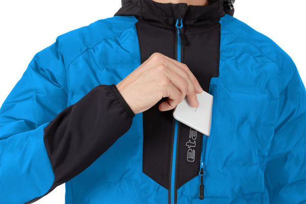 Pánská zimní hybridní bunda s kapucí Etape CRUX Ultra modrá/černá 2536431 25/26