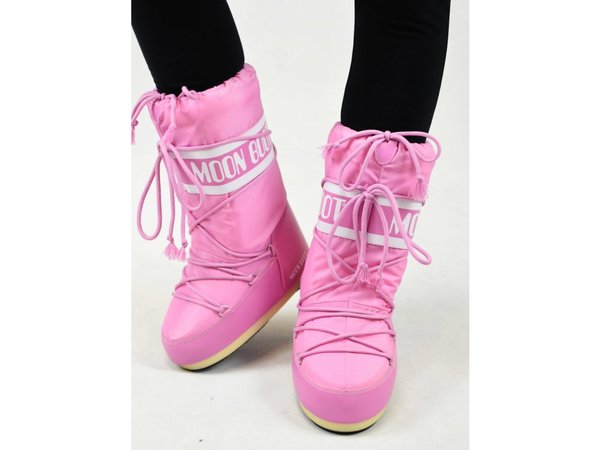 Dívčí zimní boty Moon Boot Icon Kids Nylon 063 Pink 25/26