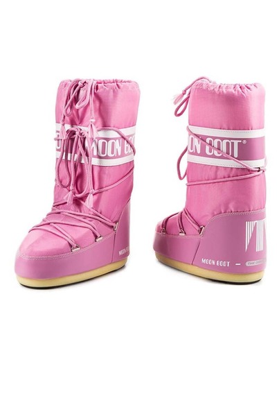 Dívčí zimní boty Moon Boot Icon Kids Nylon 063 Pink 25/26