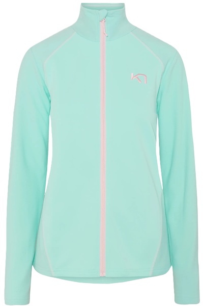 Dámská fleecová mikina Kari Traa Kari Full Zip Fleece Bright Turquoise 622573 25/26