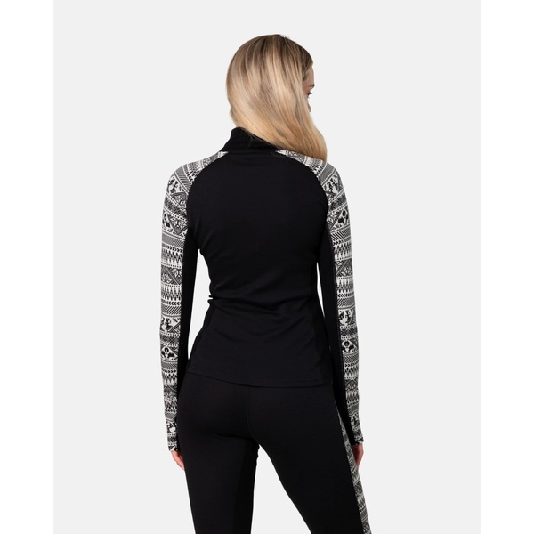 Dámské funkční triko Kari Traa Tale Half Zip Black 623924 25/26