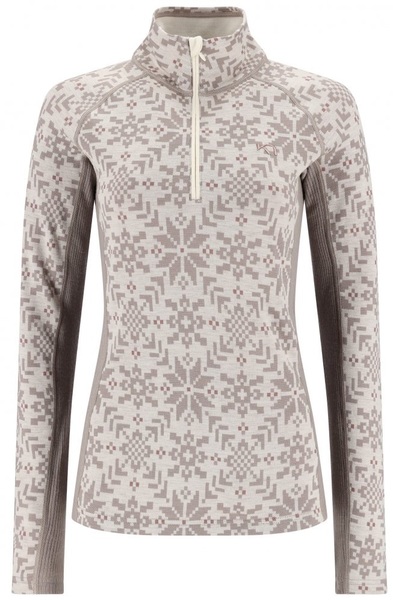 Dámské funkční triko se stojáčkem Kari Traa Edith Half Zip Merino 623310 25/26