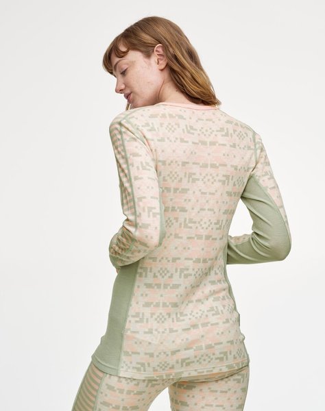 Dámské funkční Merino triko Kari Traa Else Long Sleeve Slate 622914 25/26