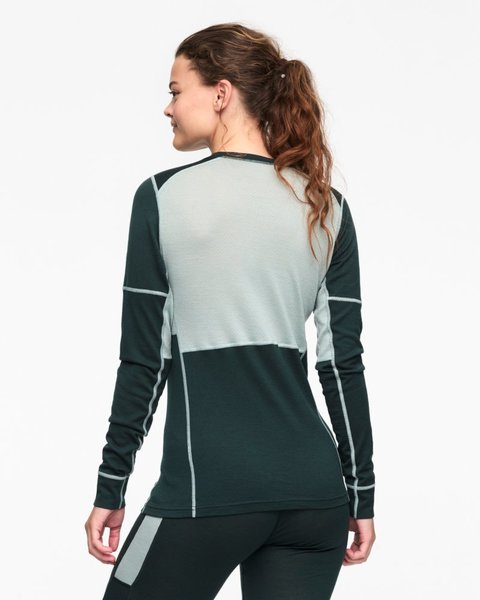 Dámské funkční Merino triko Kari Traa Lam Long Sleeve Pine 623019 25/26
