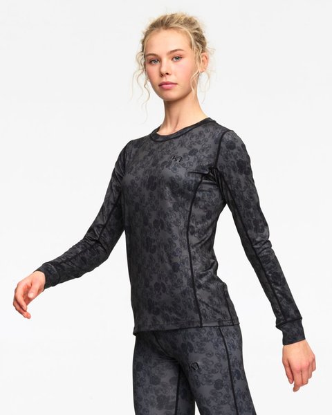 Dámské funkční termo triko Kari Traa Fantastisk Long Sleeve Rdgrey 623003 25/26