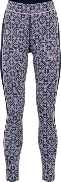 Dámské funkční kalhoty/legíny Kari Traa Rose High Waisted Baselayer Pants Merino 622873 Dark Navy Blue 25/26