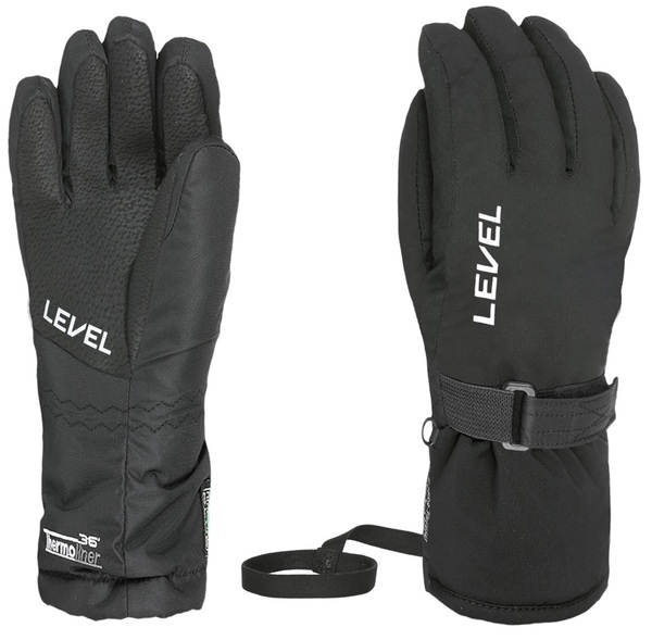 Dětské rukavice Level Junior Black 4153JG.01 25/26