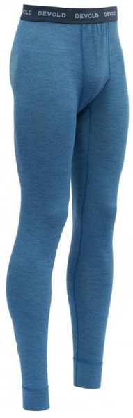 Pánské termo kalhoty Devold Breeze Merino 150 Longs Man Blue Melange GO 181 124 A 258A 25/26