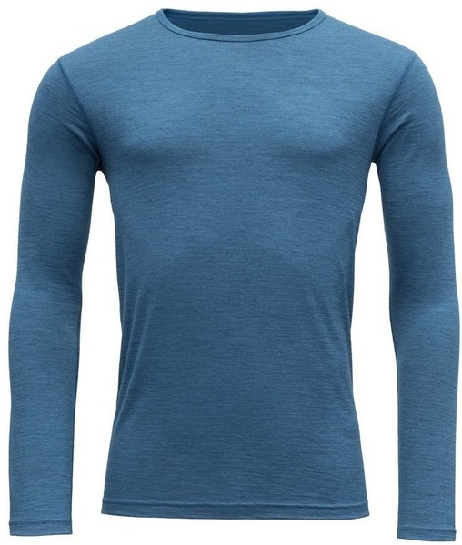 Pánské Merino triko Devold Breeze Merino 150 Shirt Man Modrá GO-181-221-A-258A 25/26