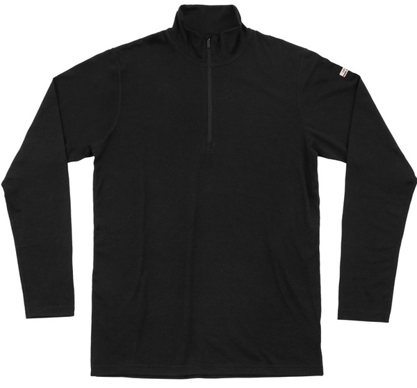 Pánský vlněný rolák Devold Breeze Plus Merino 200 Zip Neck Man GO 183 240 B 950A Black 25/26