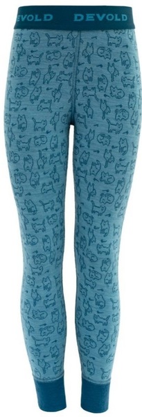 Dětské merino termo kalhoty Devold Duo Active Merino Longs Kid GO 243 106 A 313A Moon 25/26
