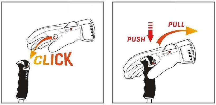 Sjezdové hole Leki Airfoil 3D (65367953) 25/26