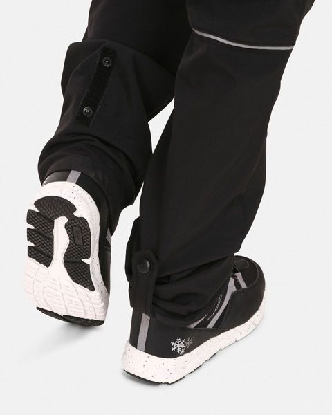 Dětské softshellové outdoorové kalhoty Kilpi RIZO-J černá UJ0405KIBLK