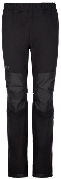 Dětské softshellové outdoorové kalhoty Kilpi RIZO-J black SJ0405KIBLK