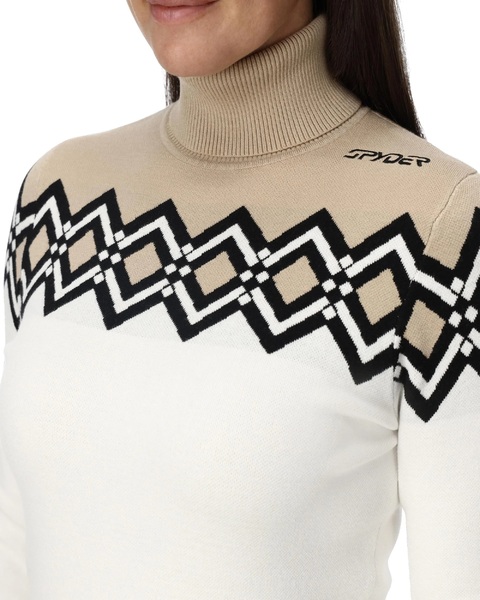 Dámský svetr Spyder Stellar Ski Sweater White 38B073501-Wht 25/26