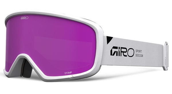 Dětské/juniorské brýle GIRO Stomp GIRO Stomp White Wordmark/Amber Pink 37152-b24 25/26