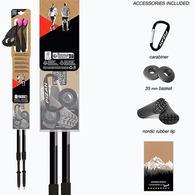Nordic Walking hole Fizan NW Speed Pink 100.046 25/26