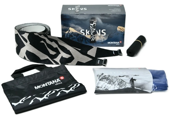 Skialpové lyže Scott Superguide 95 + pásy Skin Montana Montamix Superguide 95 Grey