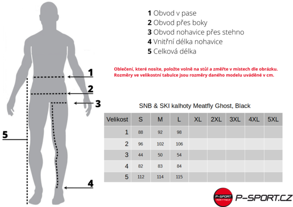Pánské snowboardové kalhoty Meatfly Ghost Black 25/26