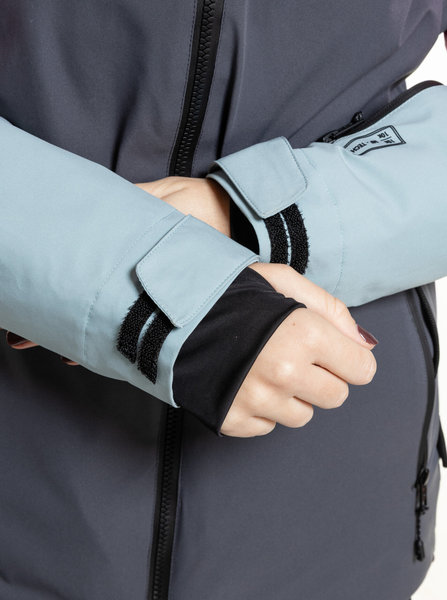 Dámská bunda Meatfly Kirsten Grey Dark/Pink 25/26