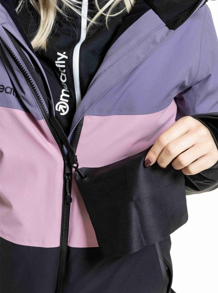 Dámská bunda Meatfly Kirsten Black/Purple Light 25/26