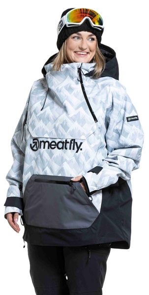 Zimní bunda Unisex Meatfly Maddie White Camo/Black 25/26