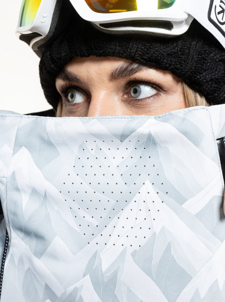 Zimní bunda Unisex Meatfly Maddie White Camo/Black 25/26