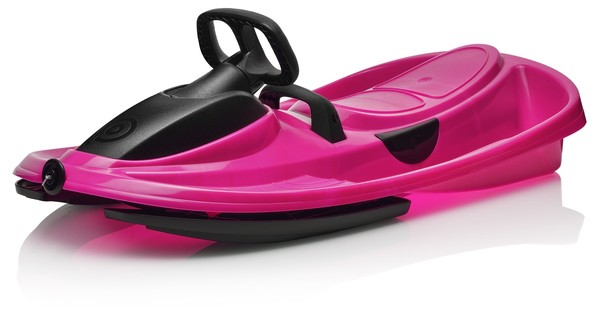 Bob STRATOS - řiditelný bob s volantem - Monster Pink 26/27