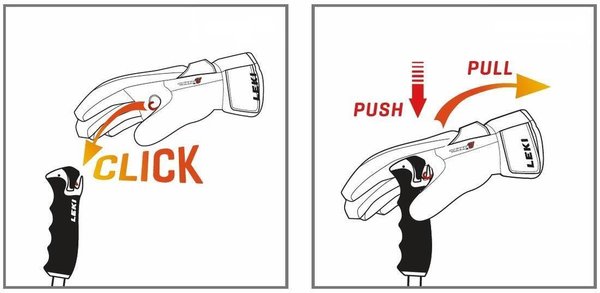 Rukavice Leki Detect XT 3D 653841301 black 26/27