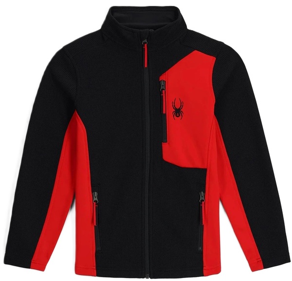 Dětská mikina/svetr Spyder Bandit Full Zip Jacket Kids Black 38C485401-BLK 26/27