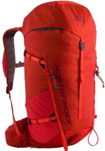 Turistický batoh Northfinder Annapurna 2 30 L BP-11091OR-363 Red Orange 26/27