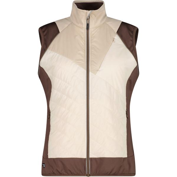 Dámská bunda s odepínacími rukávy CMP Women's hybrid jacket 30A2276-P322 Cream 26/27