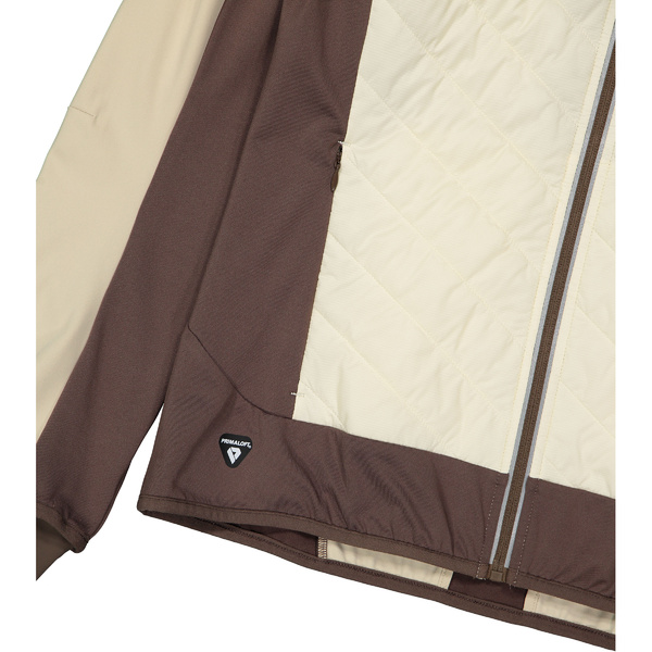 Dámská bunda s odepínacími rukávy CMP Women's hybrid jacket 30A2276-P322 Cream 26/27