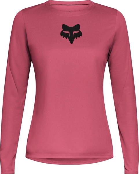 Dámský cyklo dres Fox W Ranger Ls Jersey Fox Head Berry 33441-A02 26/27