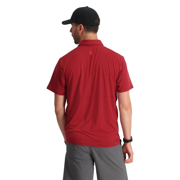 Pánské Polo triko Spyder Links Shot Sleeve Tech Polo 38A011501 Raw Denim 26/27