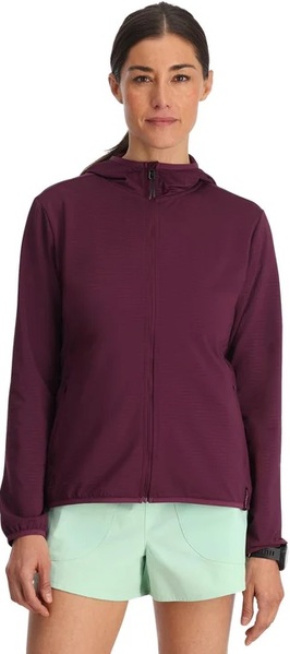Mikina s kapucí Spyder Gridweb Fleece Hoodie Womens Plum 38B481412 26/27