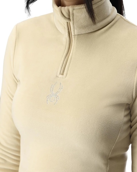 Dámská mikina Spyder Shimmer Bug 1/2 Zip Sanddune 38B125310-SDN 26/27
